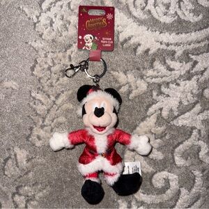 New Disney Mickey Mouse Christmas Keychain